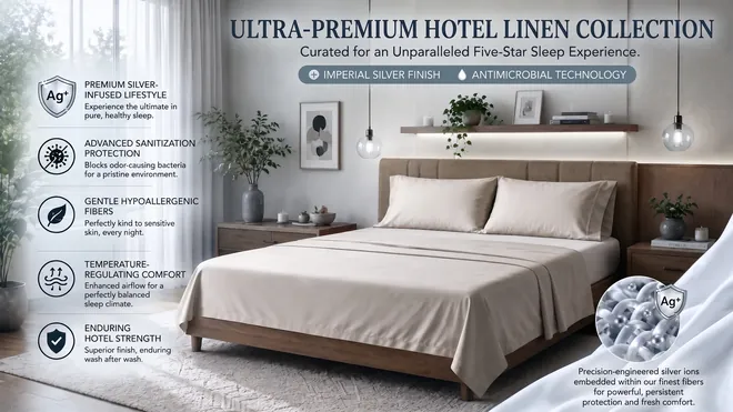 Miracle Sheets hotel sateen sheet set